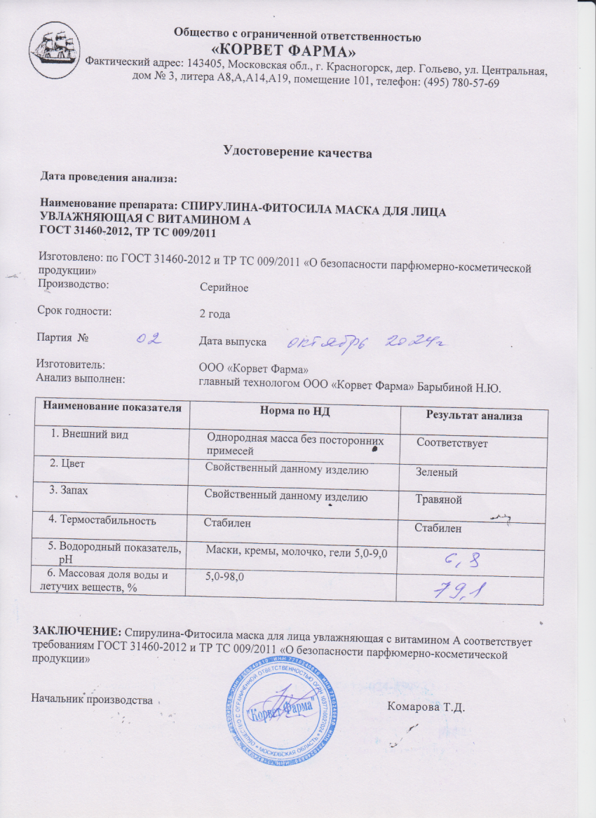 Паспорт №10202402